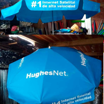 Sombrillas Publicitarias – HughesNet