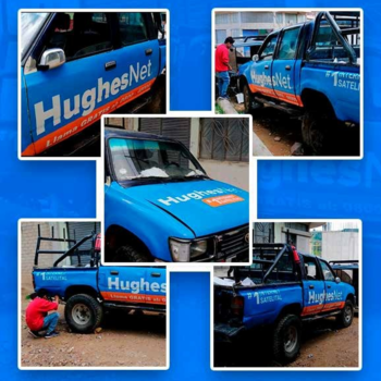 Brandeo de Vehículo – HughesNet – Cutervo