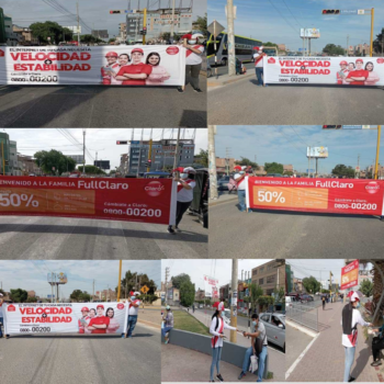 Activación pasacalles – Claro – Zona Norte